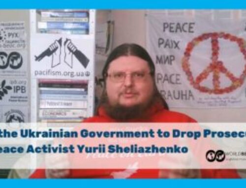 Solidarität mit ukrainischem Pazifisten