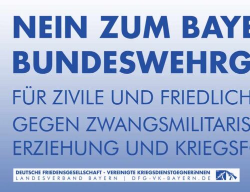Bayerisches Bundeswehrgesetz in Vorbereitung