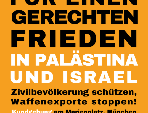 Kundgebung: Für einen Gerechten Frieden in Palästina und Israel am 11.01.2025 in München